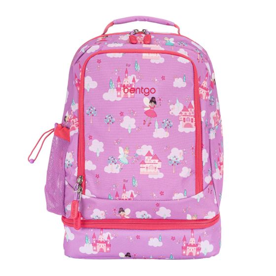 Kids Prints 2-in-1 Backpack & Insulated Lunch Bag Fairies