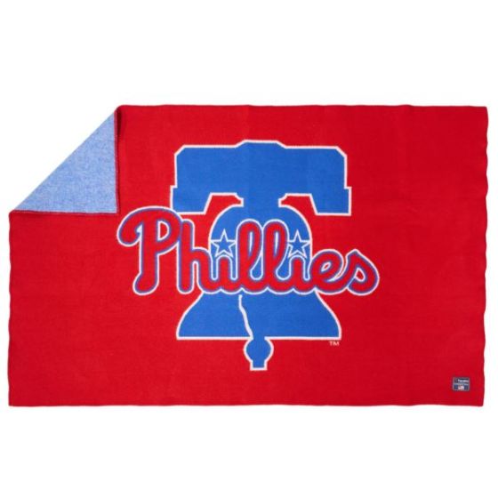 Faribault Mill Philadelphia Phillies Wool Throw Blanket