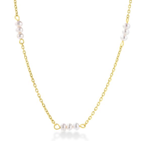 Pearl Station Necklace