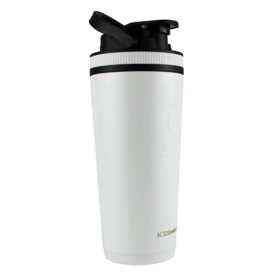 26oz Insulated Stainless Steel Shaker Bottle-White