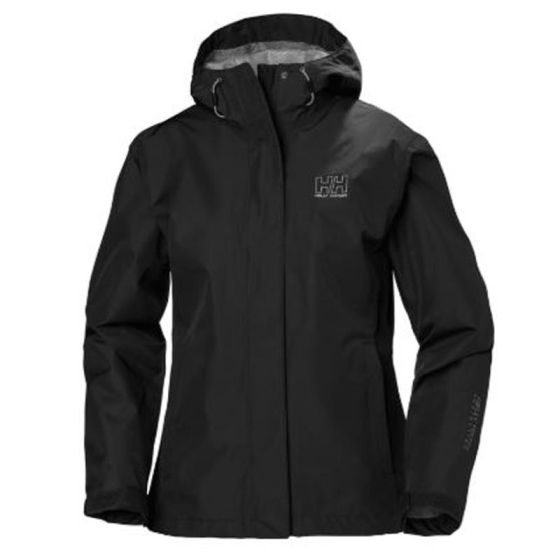 Womens Seven J Rain Jacket-Black-SM