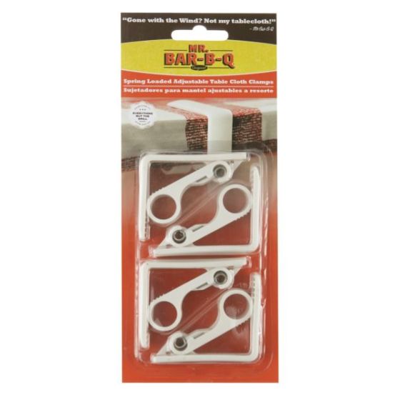 Spring Loaded Adjustable Table Cloth Clamps - 4 pack