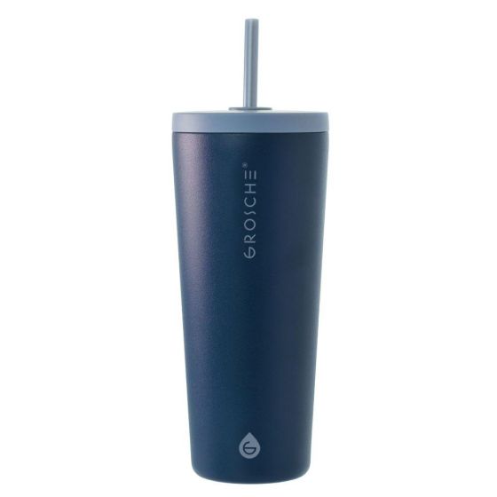 Grosche Jasper Insulated 23 Oz Straw Tumbler - Graphite Black