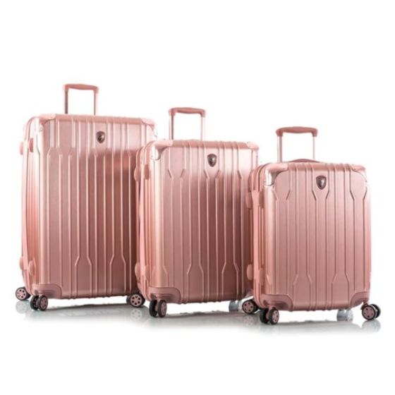 Heys Luggage Xtrak PC Composite 3pc Luggage Set - Rose Gold