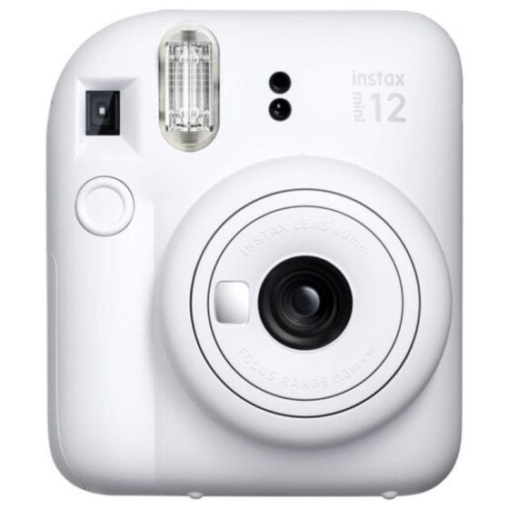 FUJIFILM INSTAX MINI 12 Instant Film Camera Clay White
