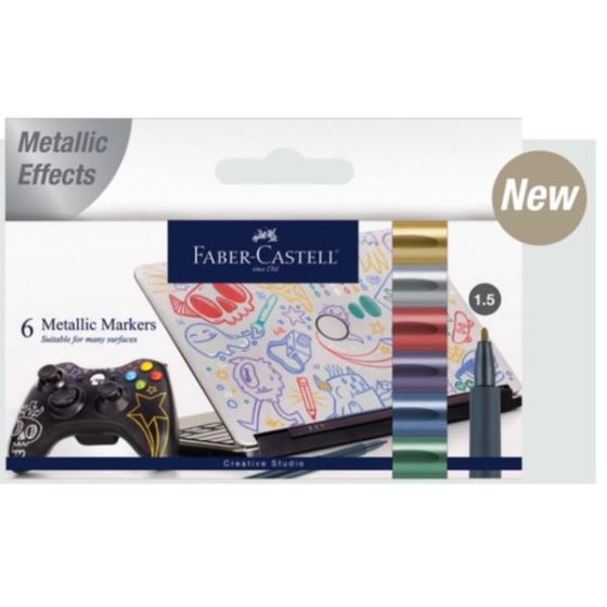 Metallic Markers 6pc