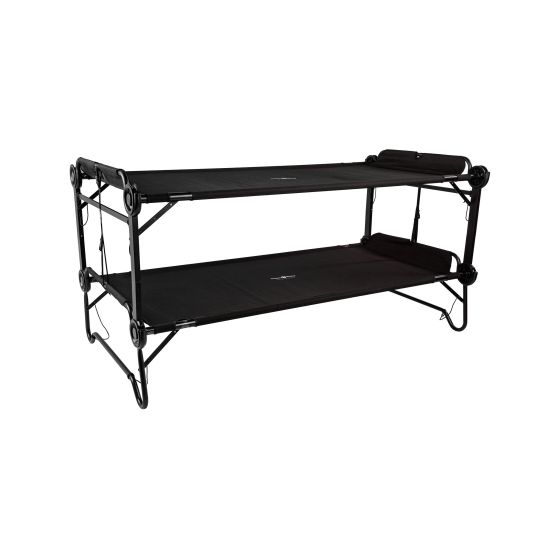 Disc-O-Bed 2XL Portable, Bunkable Cot System - Black
