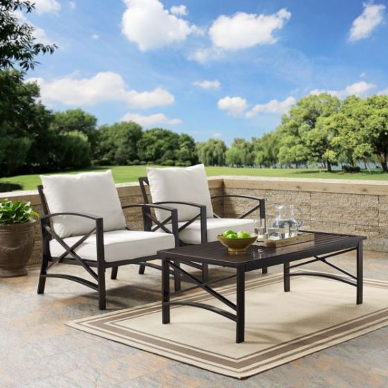 Kaplan 3Pc Outdoor Chair Set