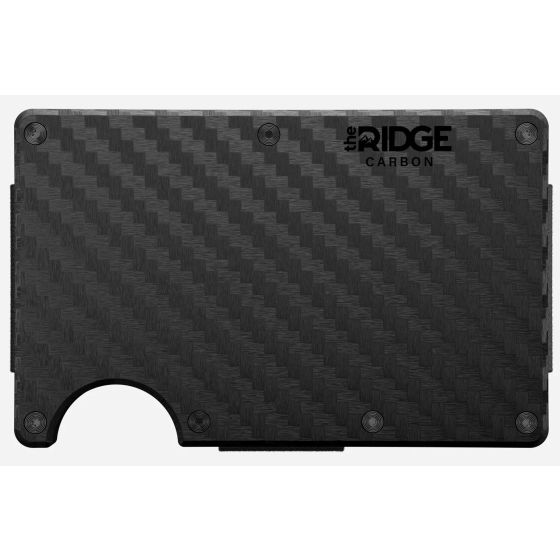 The Ridge Wallet RFID-Blocking with Money Clip in Carbon Fiber 3k