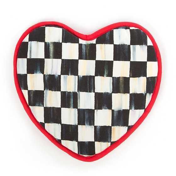 Rosy Check Heart Potholder