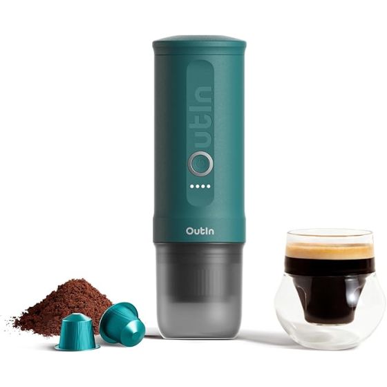 Outin Nano Portable Electric Espresso Machine-Teal