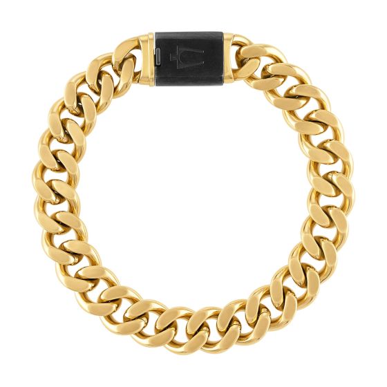 Classic 10mm Curb Gold-Tone Bracelet, 8.5