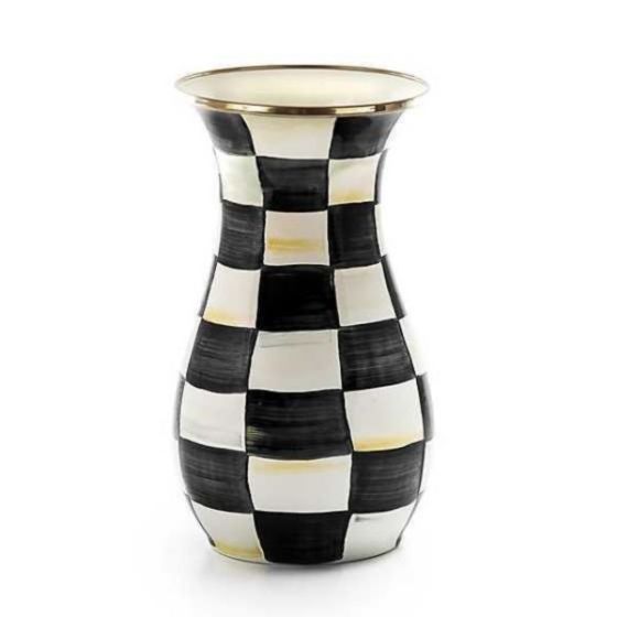 Royal Check Tall Vase