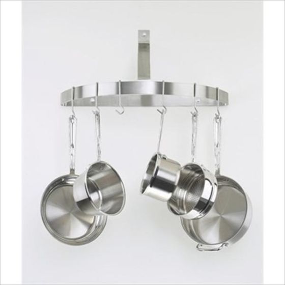 Half Circle Wall Cookware Rack-Stainless Steel