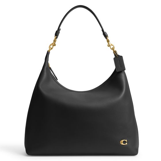 Juliet Shoulder Bag 38 - Black/Brass