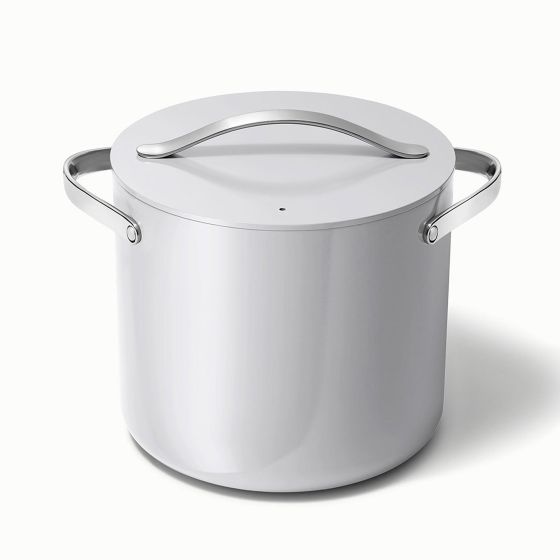 12qt Nonstick Ceramic Stockpot w/ Lid Gray