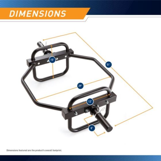 Olympic (2-inch) Hex Trap Bar (Black)