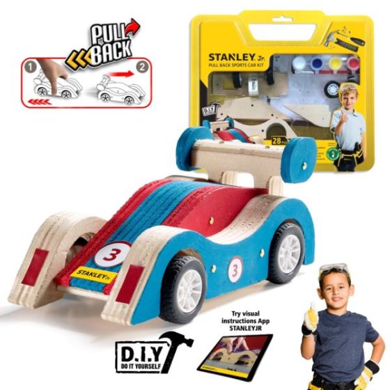 Stanley Jr. DIY Pull Back Race Car Kit
