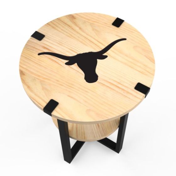 University of Alabama Side Table with Charger