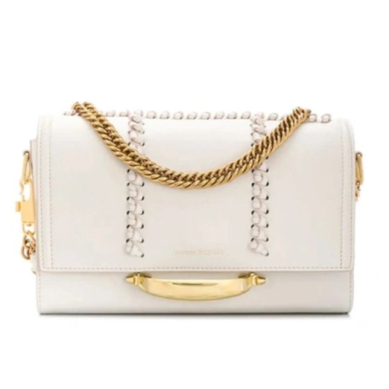 Alexander McQueen The Story Whipstitch Leather Shoulder Bag