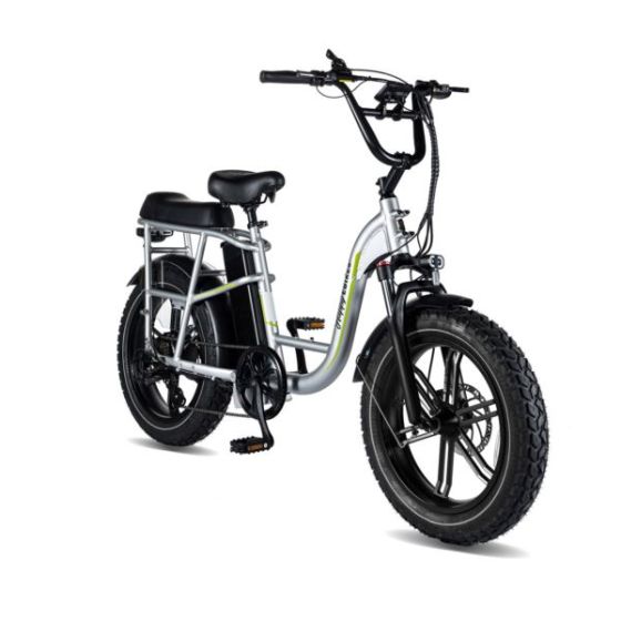 Happy Voyager Electric Bike Silver