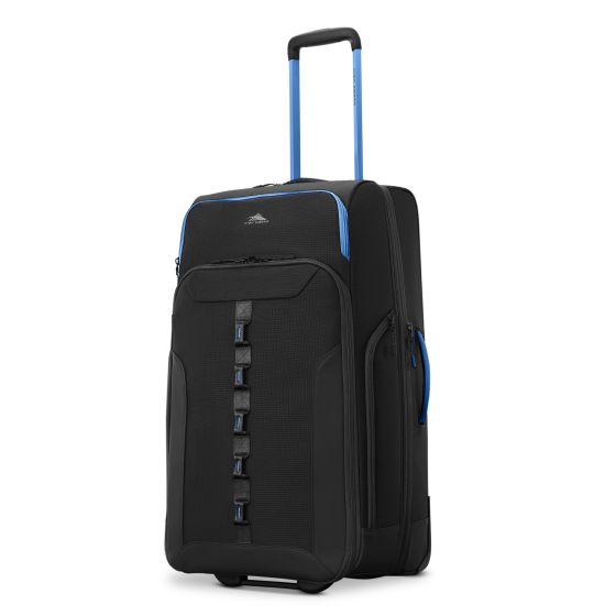HI-LIFE Medium Wheeled Duffel (BLACK/BLUE)