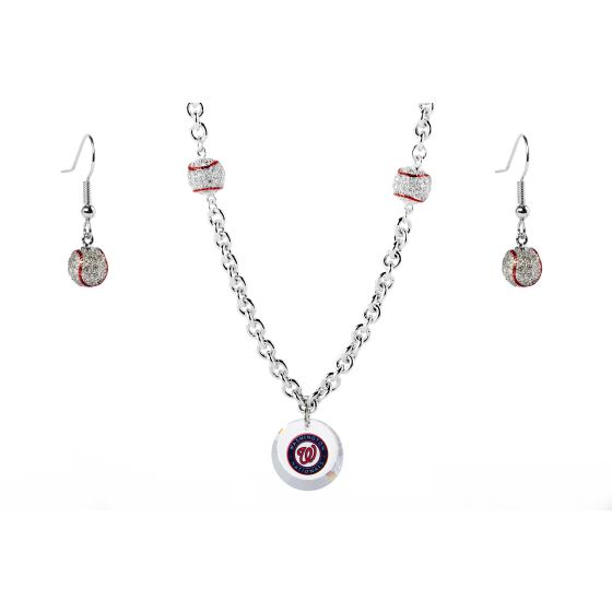 Baseball Set Nationals Necklace Exclusiv