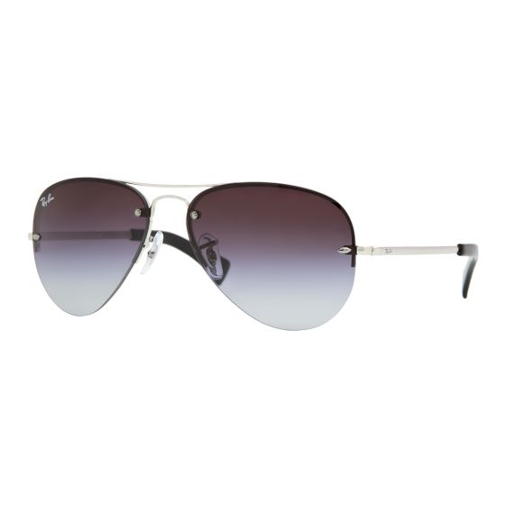 Semi-Rimless Aviator Sunglasses