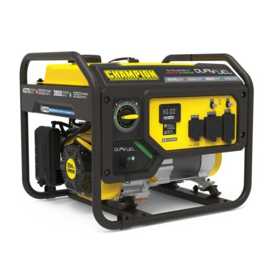 3500 Watt Dual Fuel Generator with CO Shield