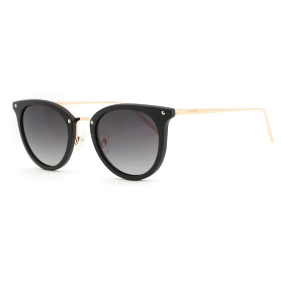 Lilah - Ebony Wood Wooden Sunglasses Ebony with Gradient Lens