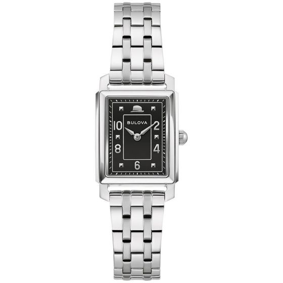 Ladies' Frank Sinatra Stainless Steel Bracelet watch, Black MOP dial