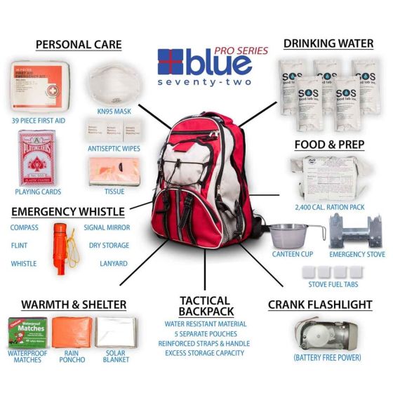Blue SeventyTwo Pro Series Emergency Kit
