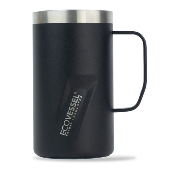EcoVessel Transit 16oz Mug - Black Shadow