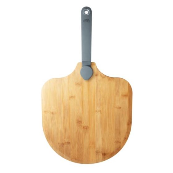 Old Stone Pizza Kitchen - 12x14-Inch Bamboo Pizza Peel w/Folding Handle