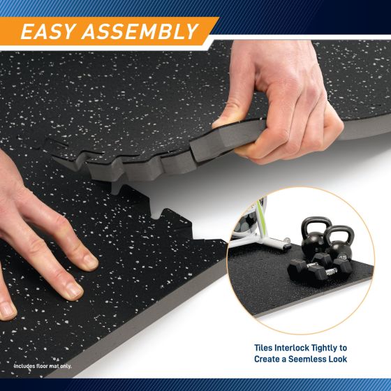 Marcy Dual Density Exercise Floor Mat (6 PCS)