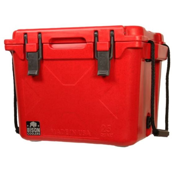 Red 25 QT Bison Cooler