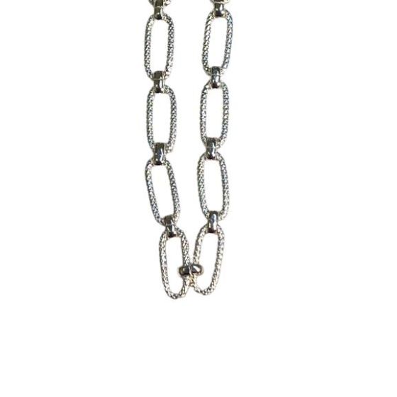 Latonia Cabella created Silver Plated Yard of Chains