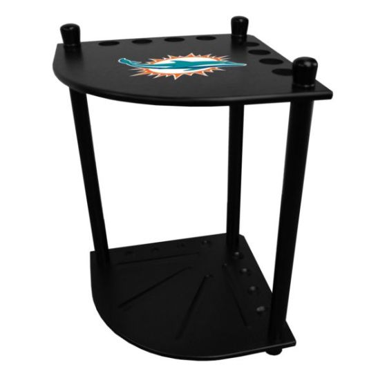 Miami Dolphins Corner Cue Rack