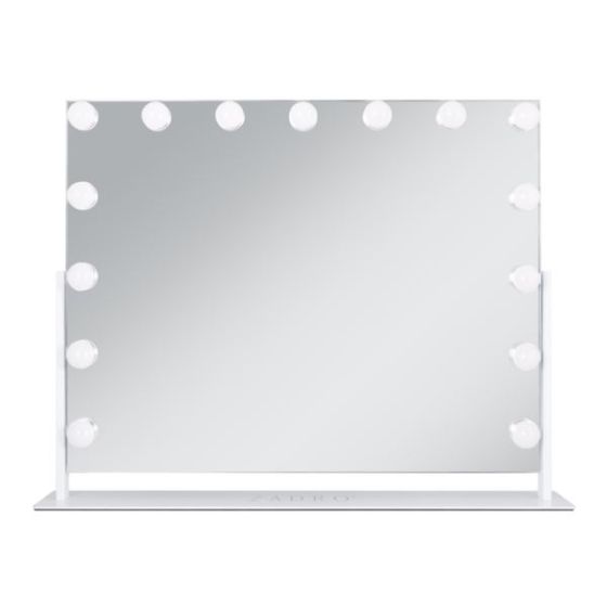 15 LED Light Bulb Horizontal Hollywood Makeup Mirror