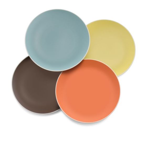 Pop Colours Accent Plates S/4