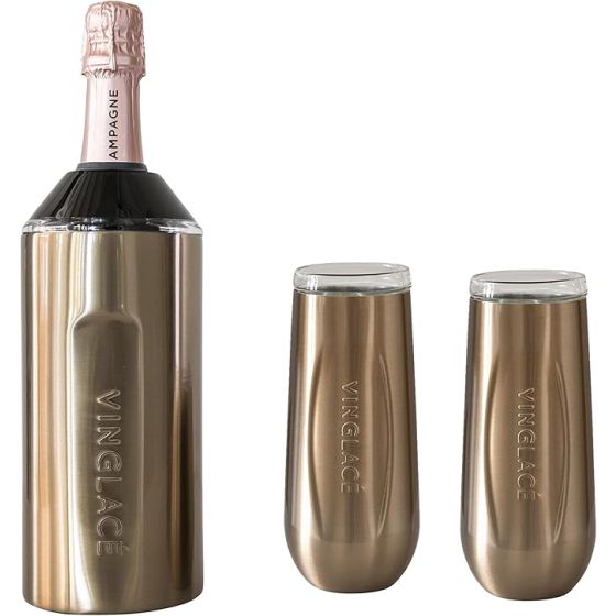 Vinglace Champagne Gift Set Copper 