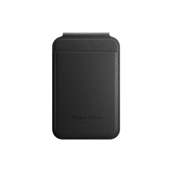 Active Magnetic Wallet Phone Stand Black