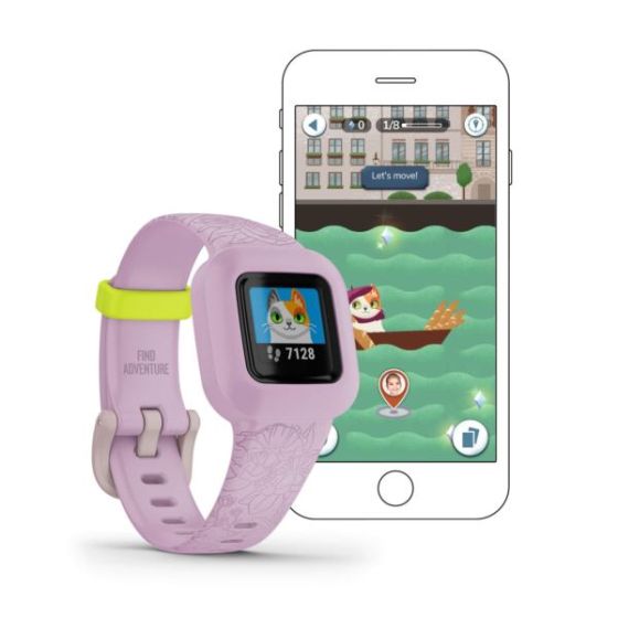 vivofit jr. 3 Kids' Fitness Tracker Lilac Floral