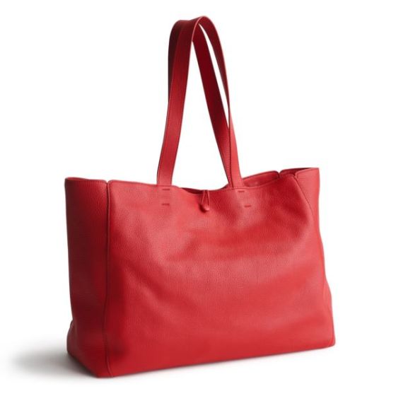 Hathaway Tote - Goji Berry Red - Leather