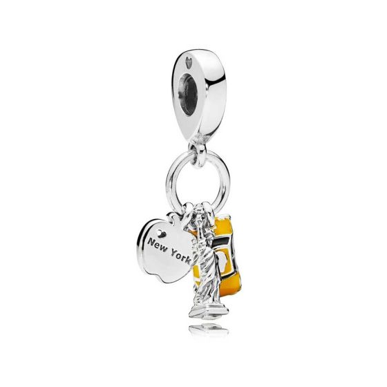 Symbols of New York City Dangle Charm