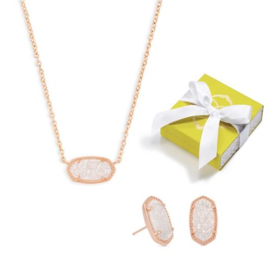 Elisa Necklace & Ellie Earrings Set
