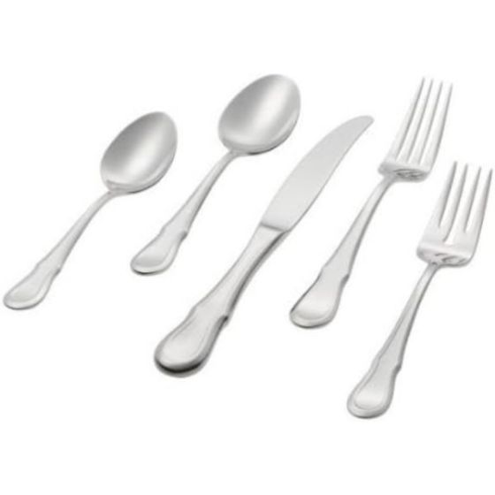 42pc Celine Platinum Flatware Set