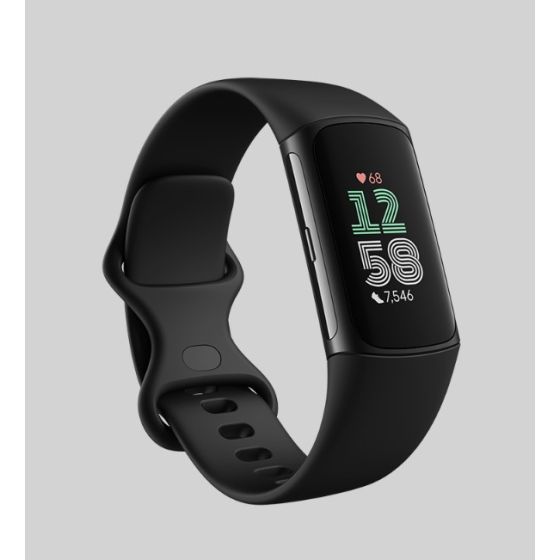 Fitbit - Charge 6 Advanced Fitness & Health Tracker-Obsidian