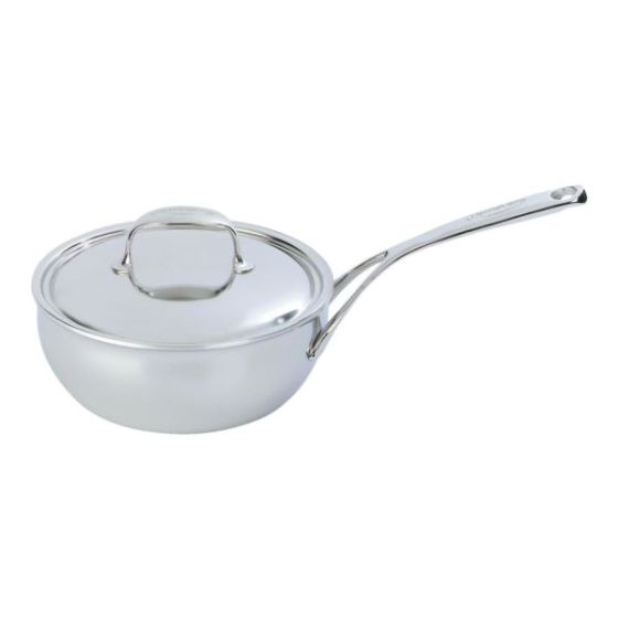 Atlantis 7-Ply 3.5qt Satinless Steel Saucier w/ Lid