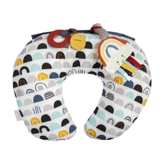 Boppy Tummy Time Prop Pillow Black & White Rainbows